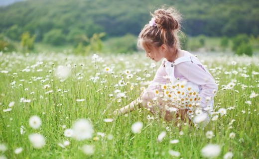 playing in nature