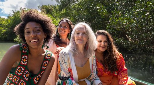 women happy